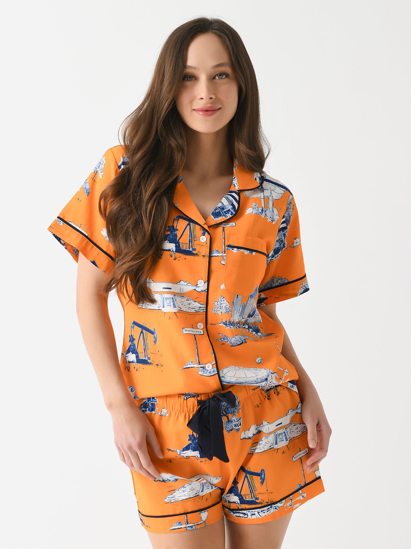 Katie Kime Women's Houston Toile Pajama Set
