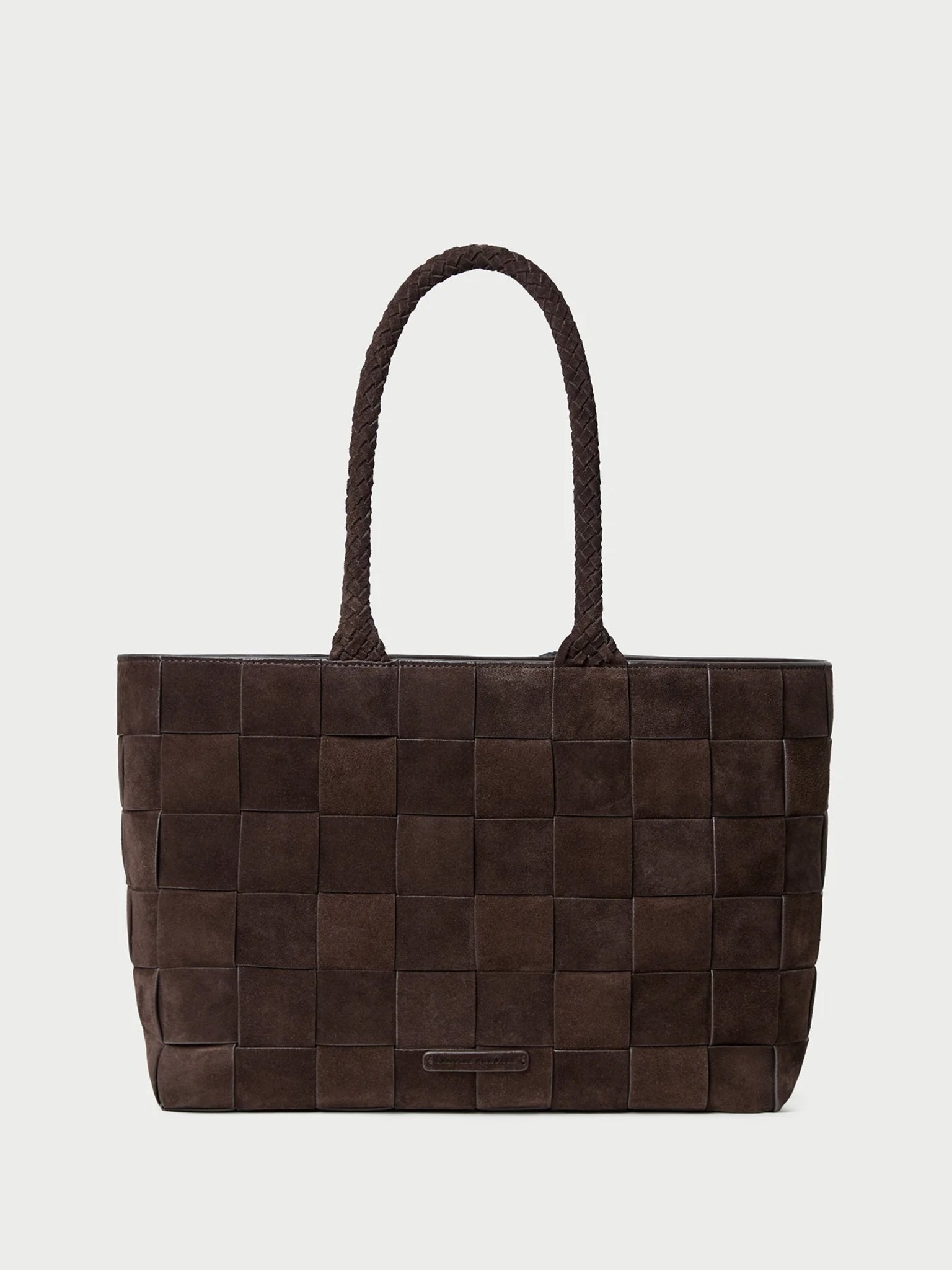 Loeffler Randall Klara Woven Suede Tote