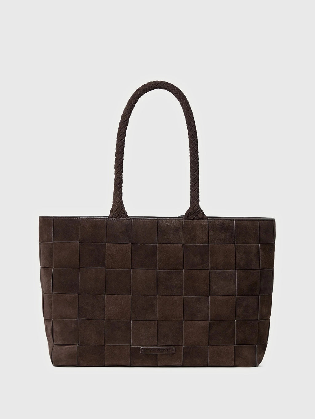 Loeffler Randall Klara Woven Suede Tote - Saint Bernard
