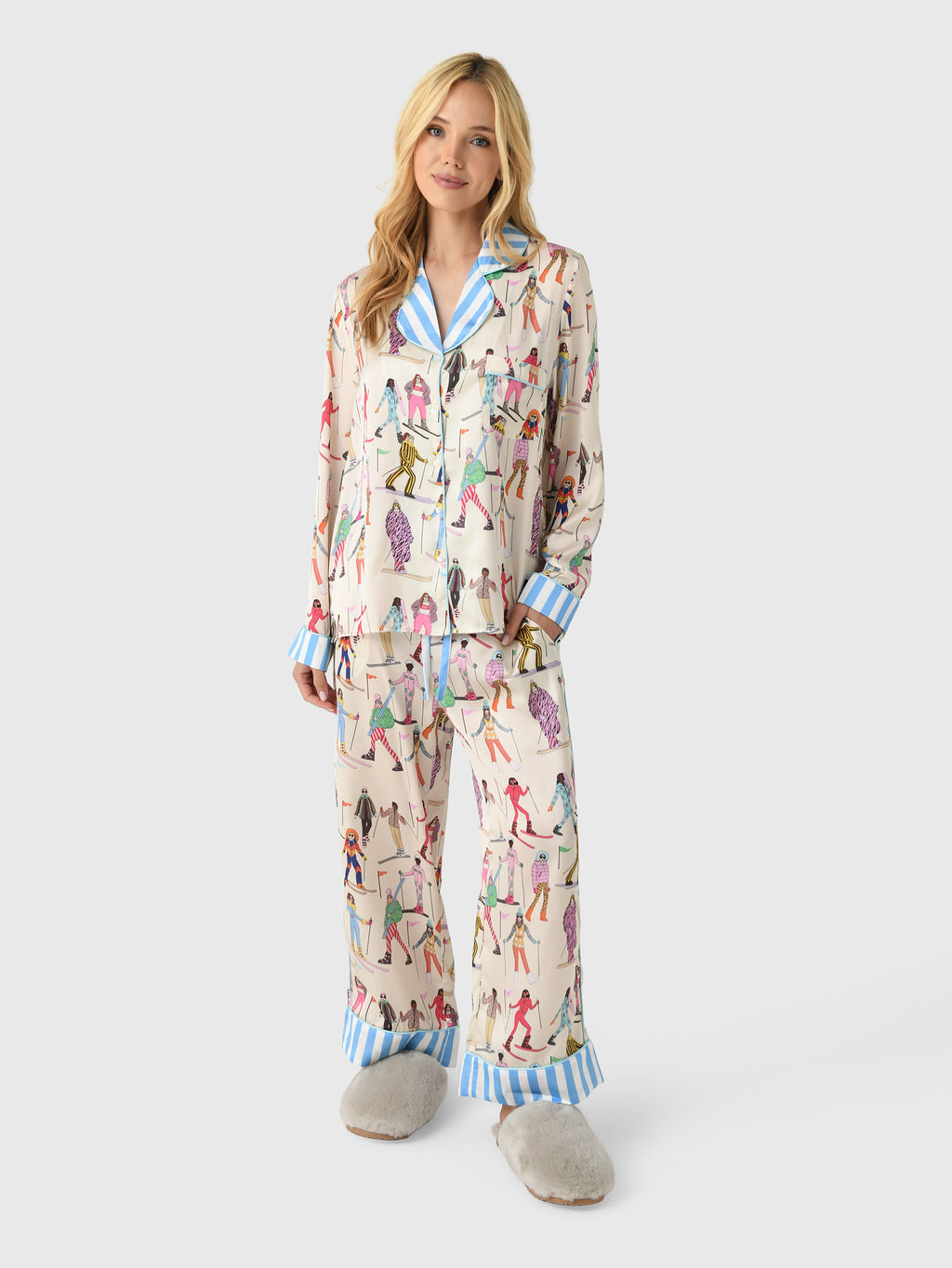 Karen Mabon Women's Après Ski Pajama Set - Saint Bernard