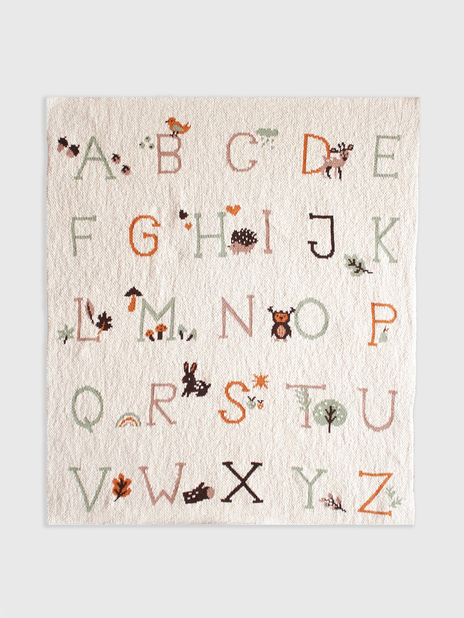 Alimrose Alphabet Baby Blanket - Saint Bernard