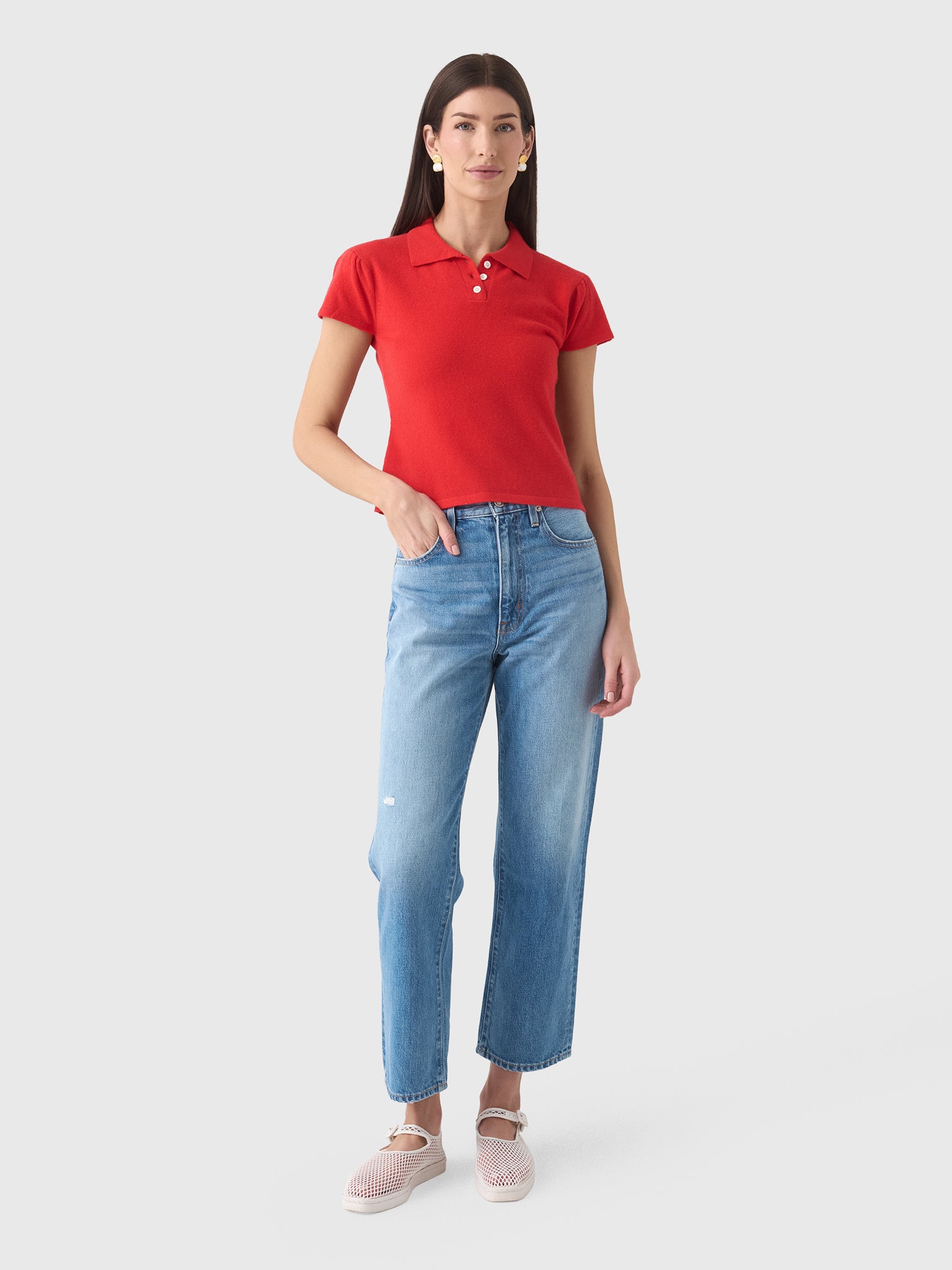 Maggie Marilyn Women's Afternoon Tea Polo - Saint Bernard