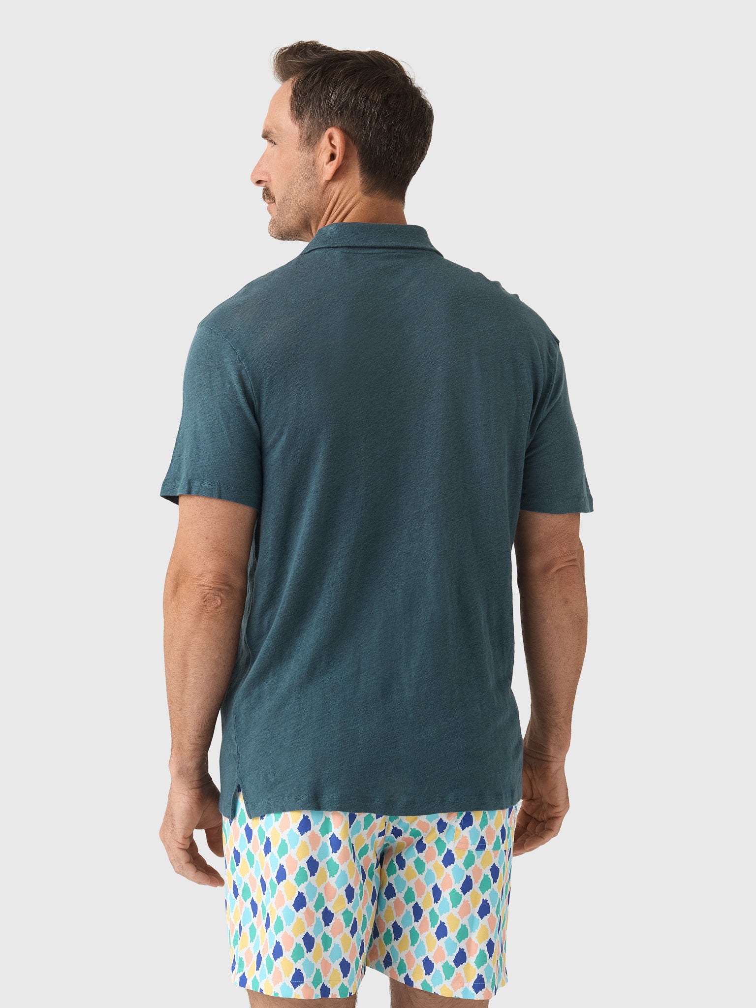 Alex Crane Men's Knit Polo - Saint Bernard