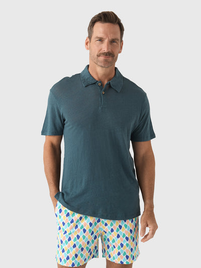 Alex Crane Men's Knit Polo - Saint Bernard