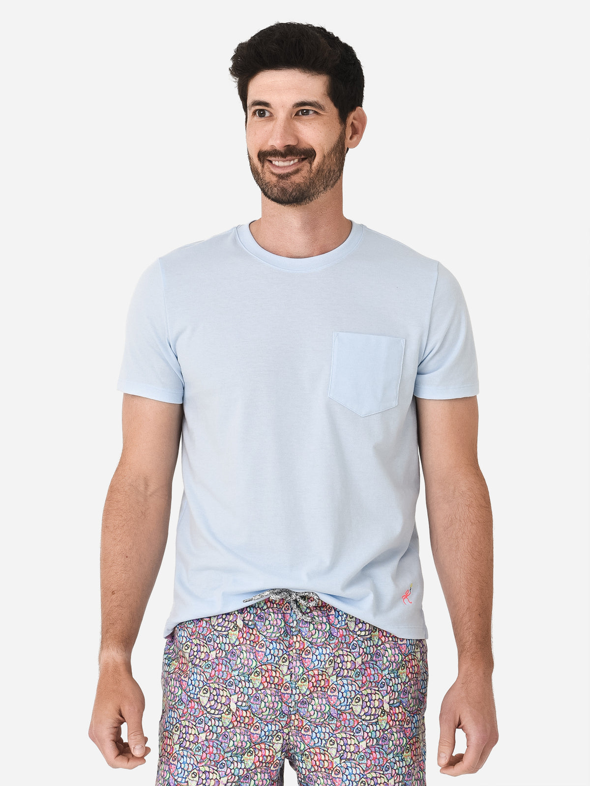 Michaels Swimwear Men's Solid Crew Neck T-Shirt - Saint Bernard