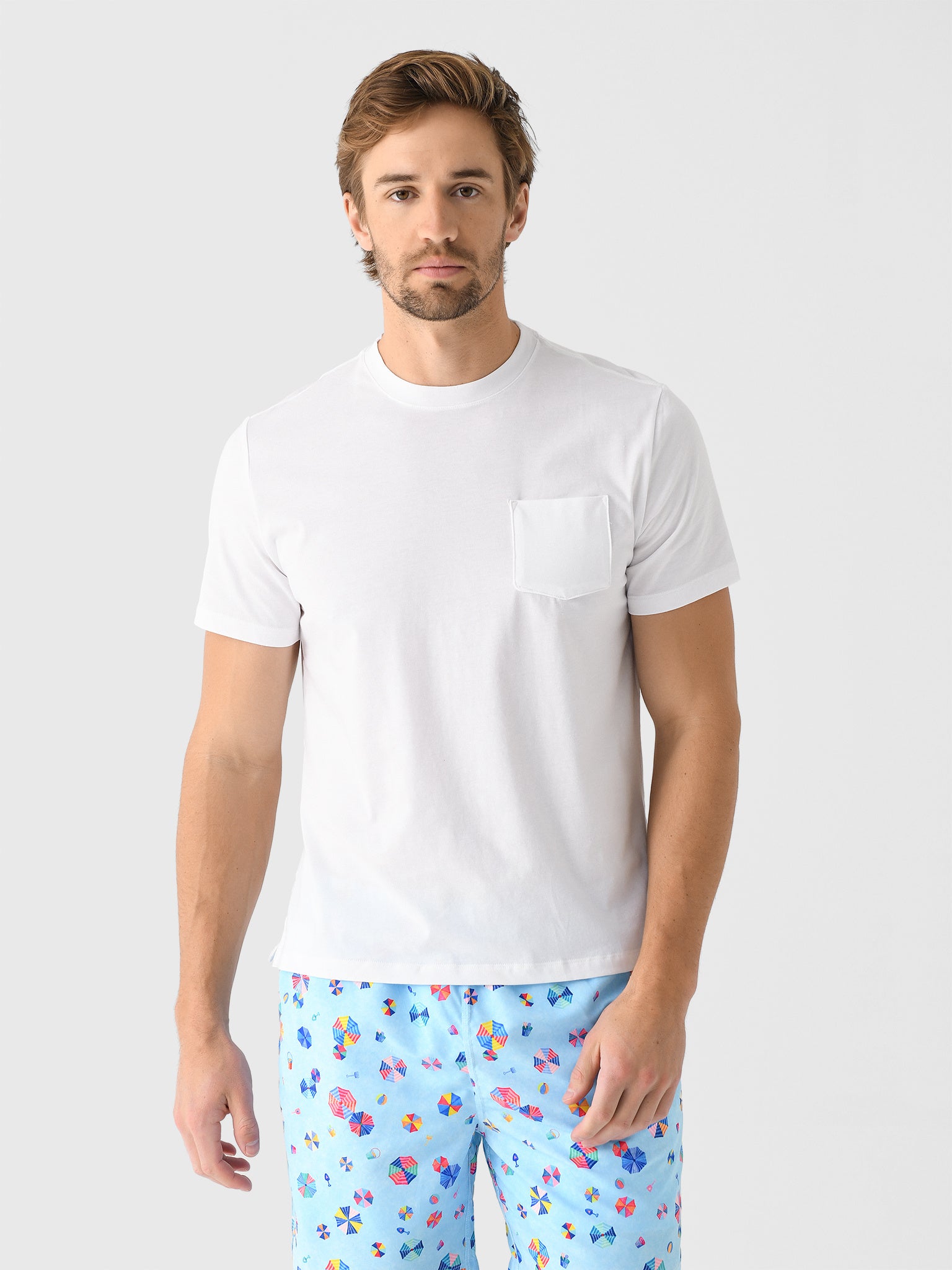 Michaels Swimwear Men's Solid Crewneck T-Shirt
