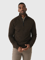 Sease Men's Mouliné Half-Zip - Saint Bernard