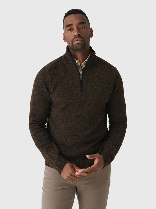 Sease Men's Mouliné Half-Zip
