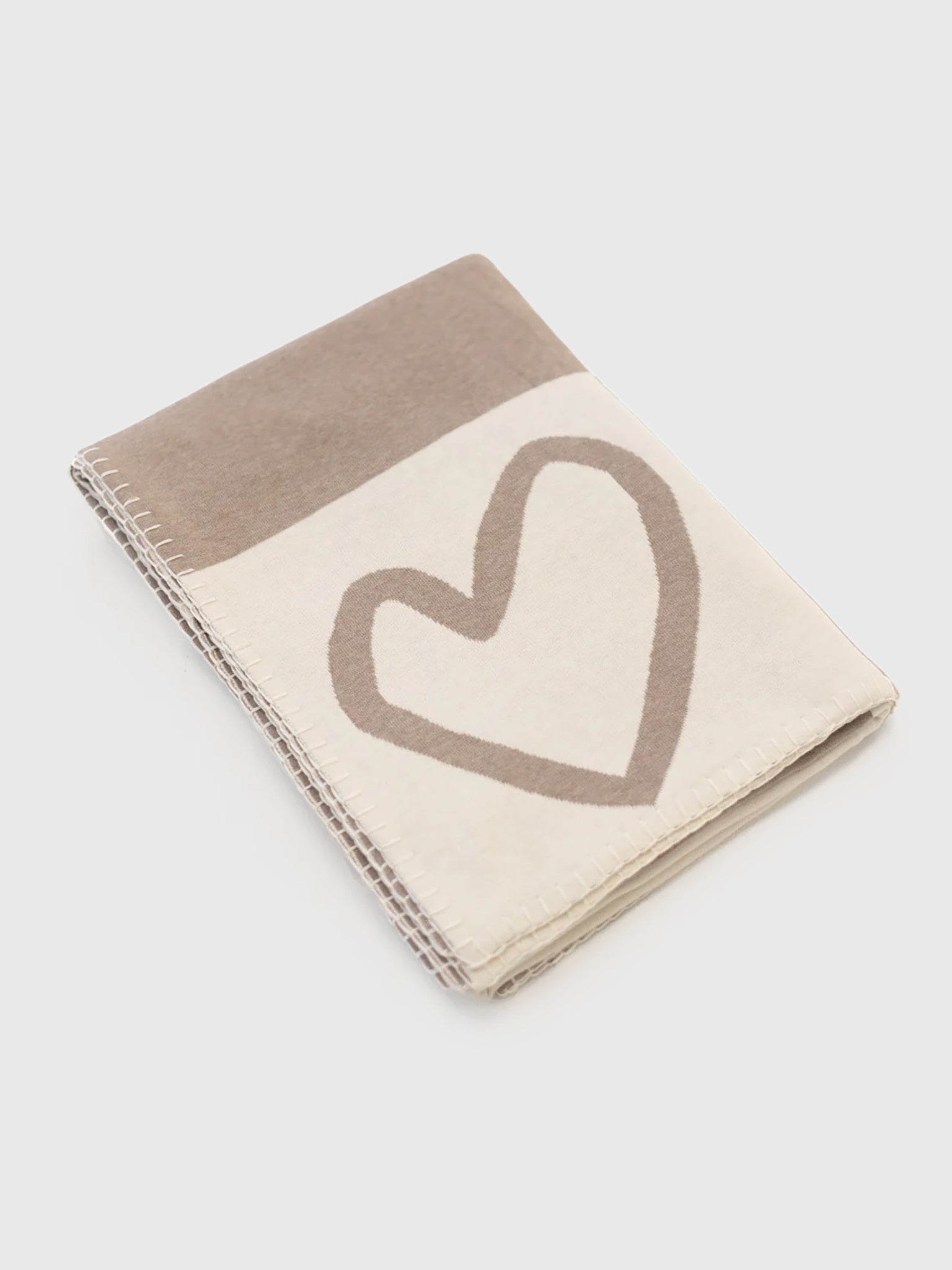Kerri Rosenthal Imperfect Heart Quad Blanket - Saint Bernard