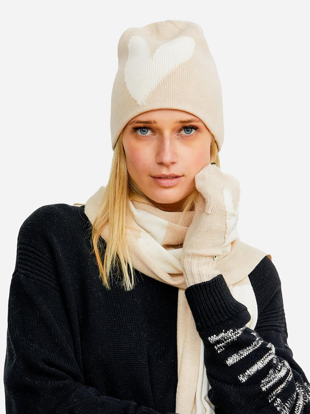 Kerri Rosenthal Women's Imperfect Heart Beanie - Saint Bernard