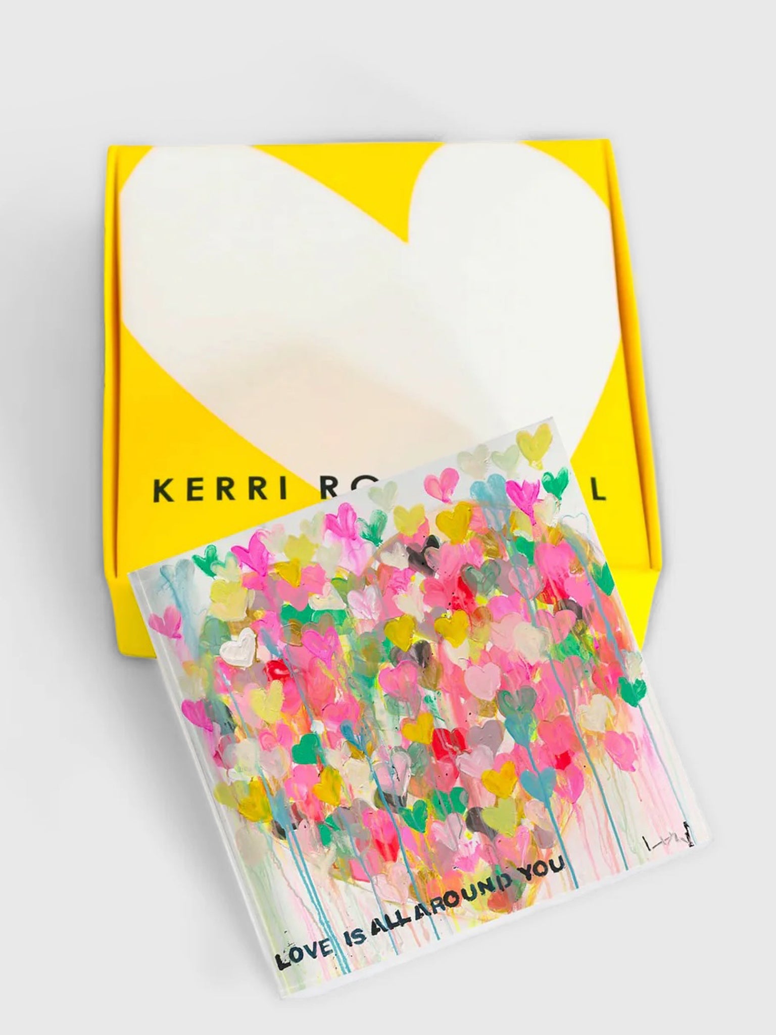 Kerri Rosenthal Love Is All Around You Block of Love - Saint Bernard