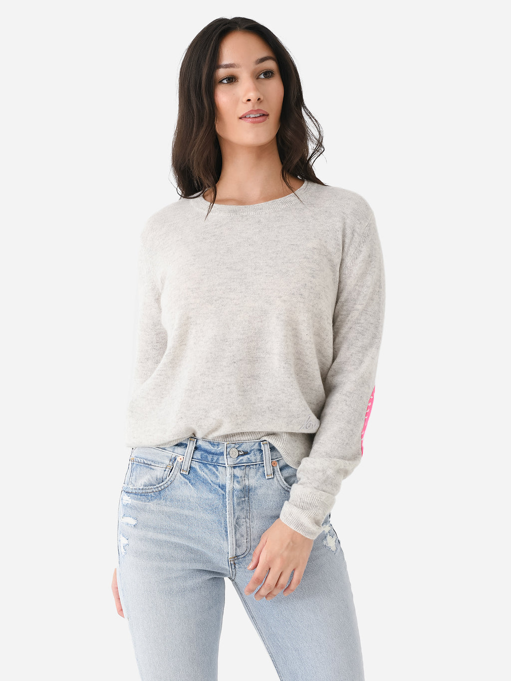Kerri Rosenthal Women's Patchwork Pullover Sweater - Saint Bernard