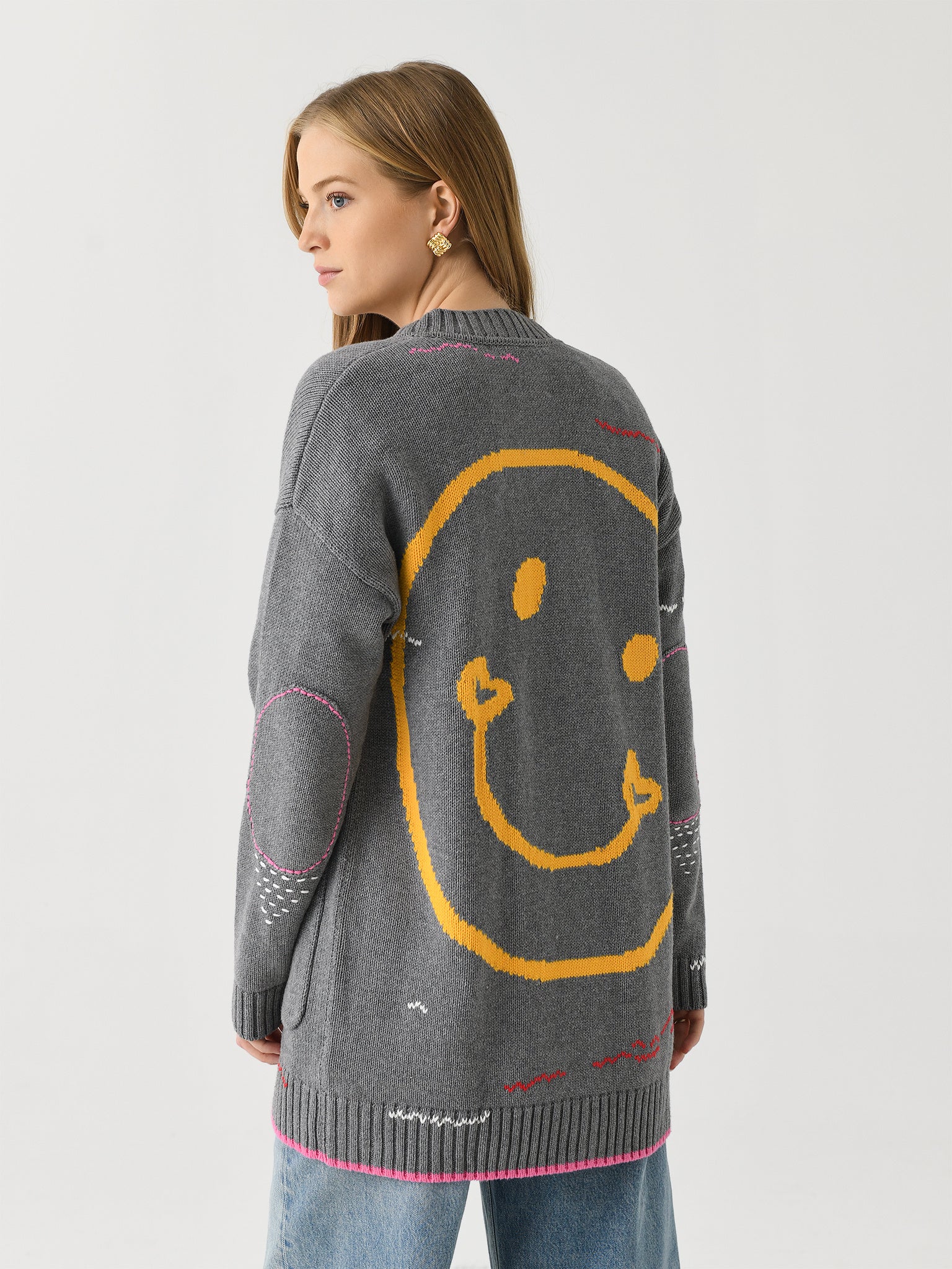 Kerri Rosenthal Women's Poppy Smiley Cardigan – Saint Bernard