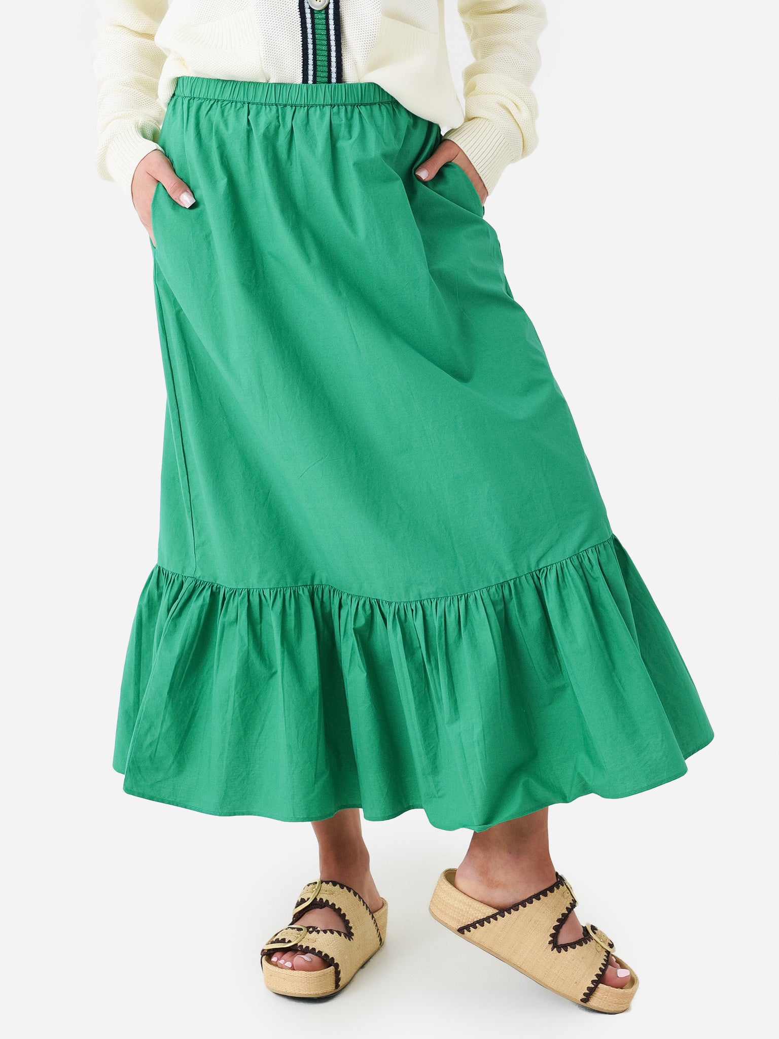 Kerri Rosenthal Women's Madeleine Maxi Skirt - Saint Bernard