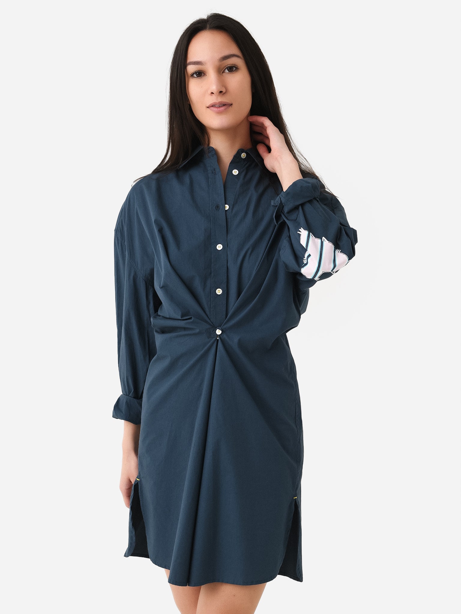 Kerri Rosenthal Women's Lilli Shirtdress - Saint Bernard