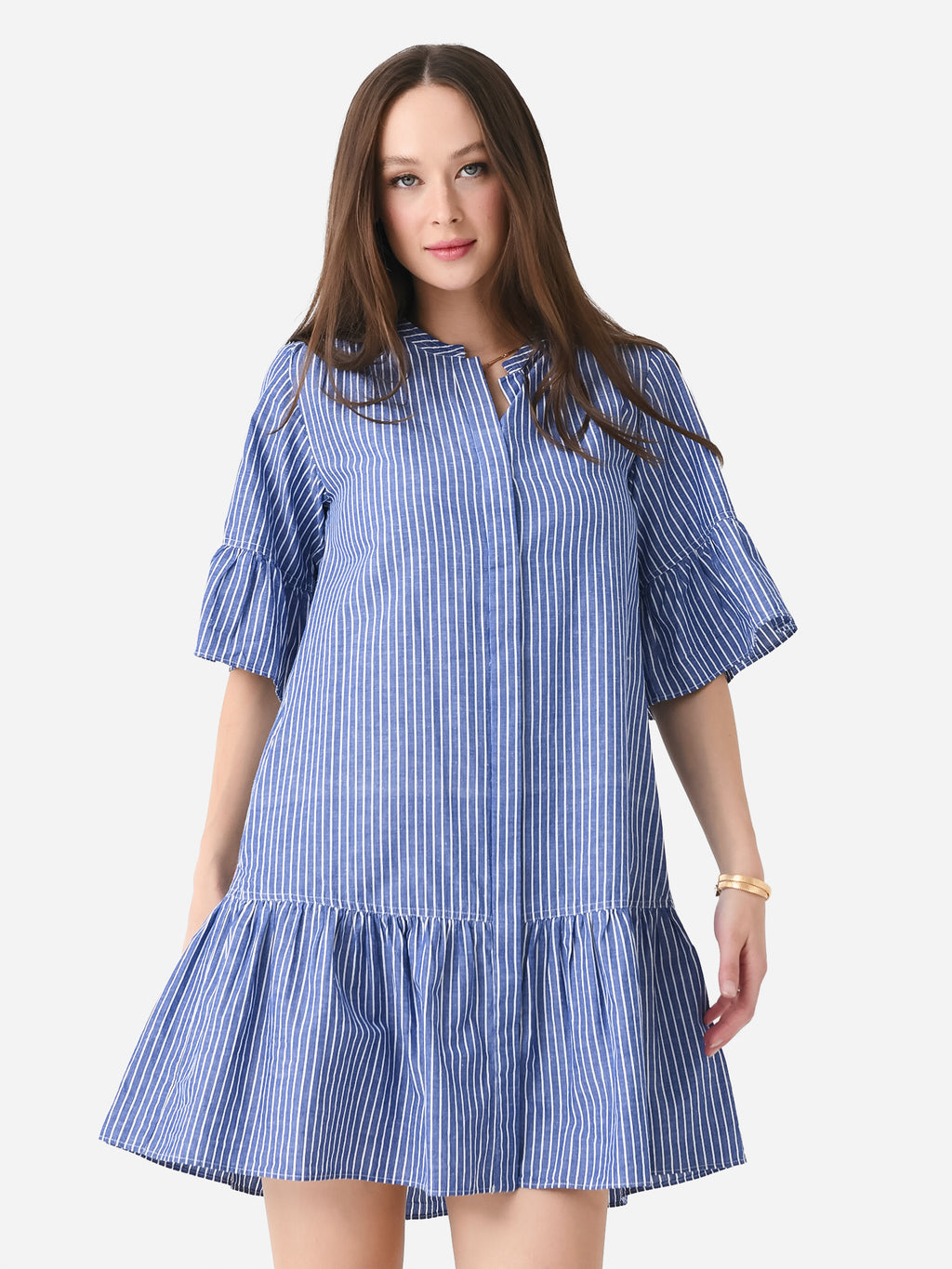 Kerri Rosenthal Women's Amanda Stripe Dress - Saint Bernard