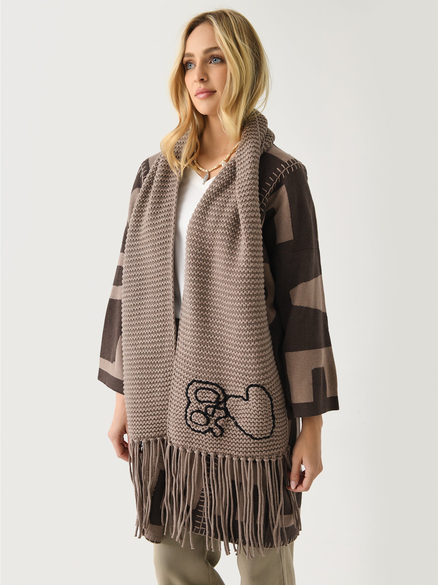 Kerri Rosenthal Women's Lisa + Love Scarf - Saint Bernard