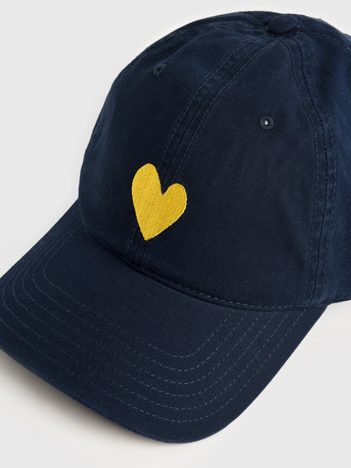 Kerri Rosenthal Women's KR Embroidered Heart Hat