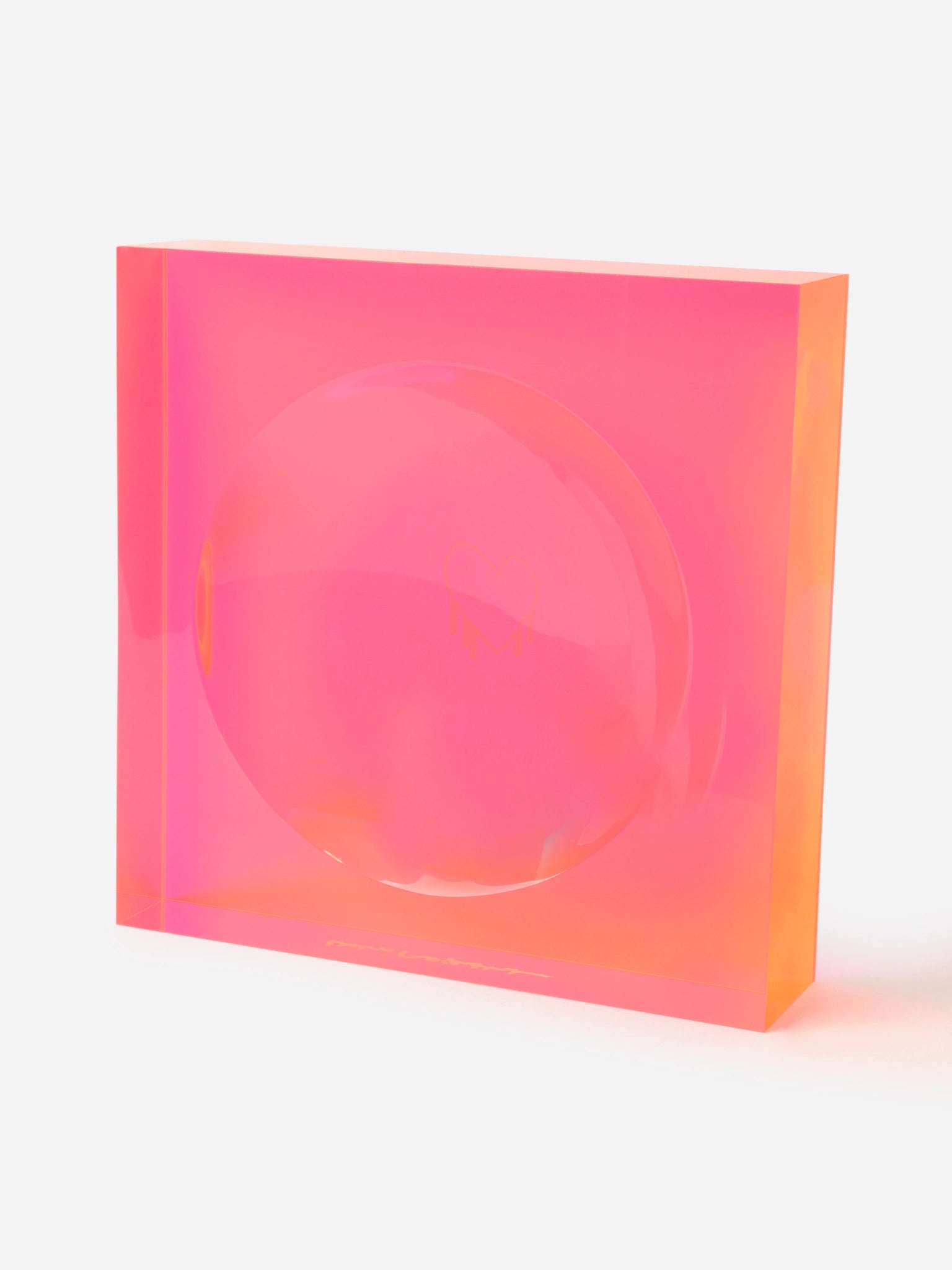 Kerri Rosenthal Drippy Heart Decorative Bowl - Saint Bernard