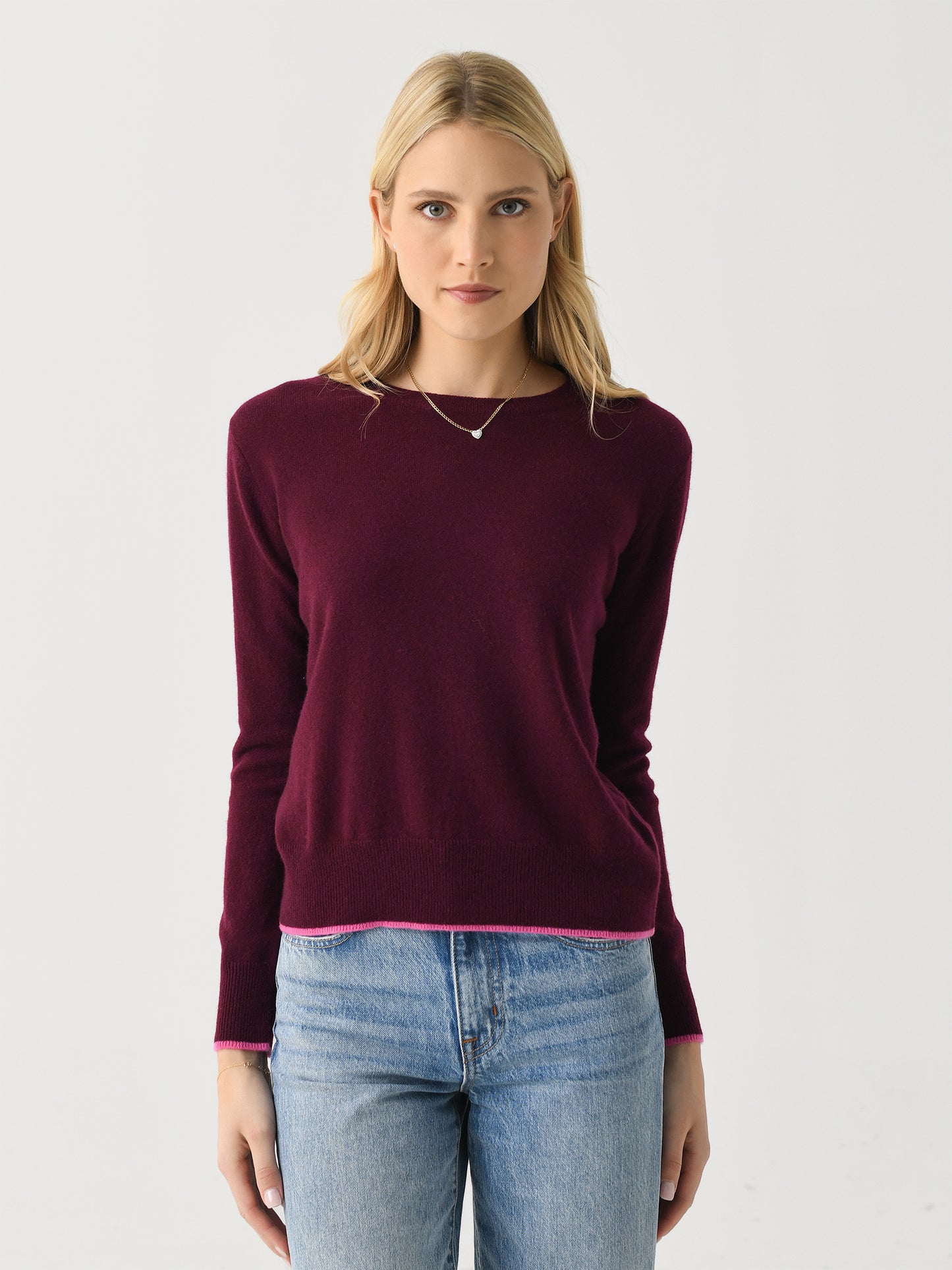 Kerri Rosenthal Women's Patchwork Cashmere Sweater - Saint Bernard