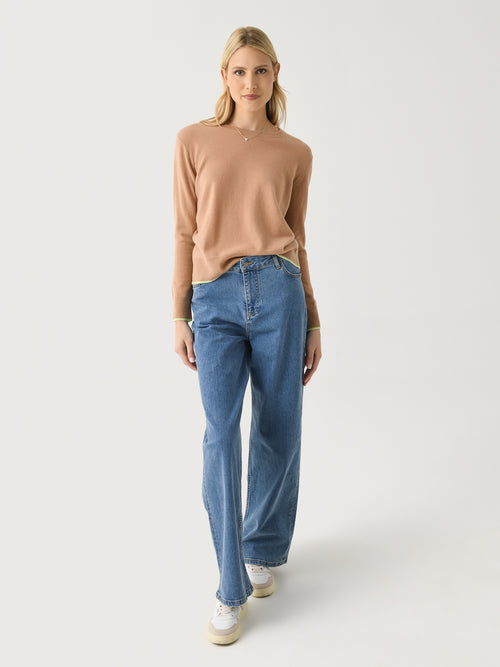Kerri Rosenthal Women's Patchwork Cashmere Sweater