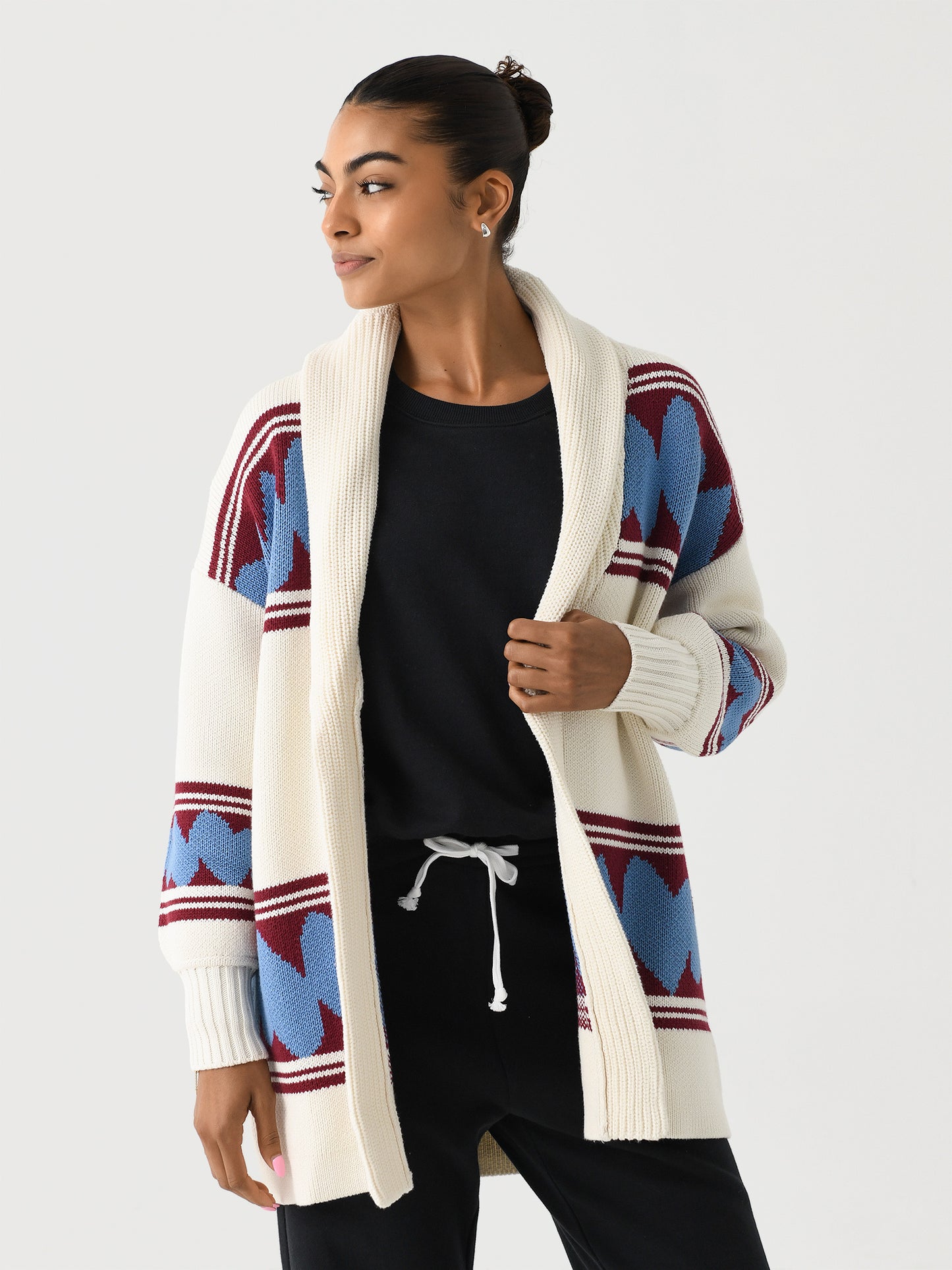 Kerri Rosenthal Women's Short Takeaway Cardigan - Saint Bernard