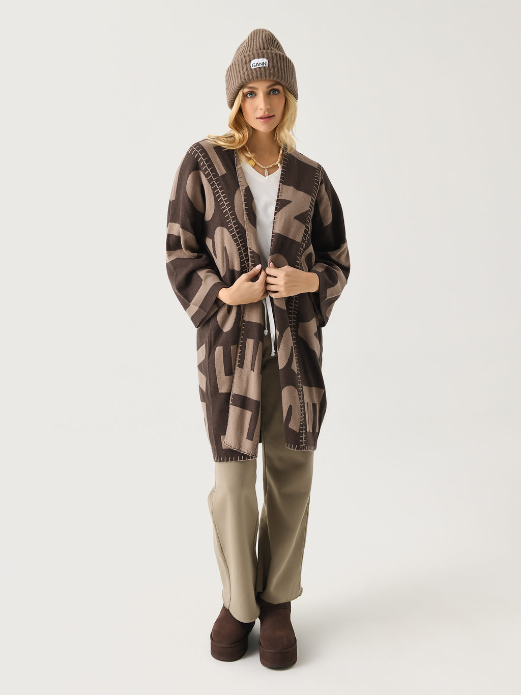 Kerri Rosenthal Women's Blankie Love Lesson Cardigan - Saint Bernard