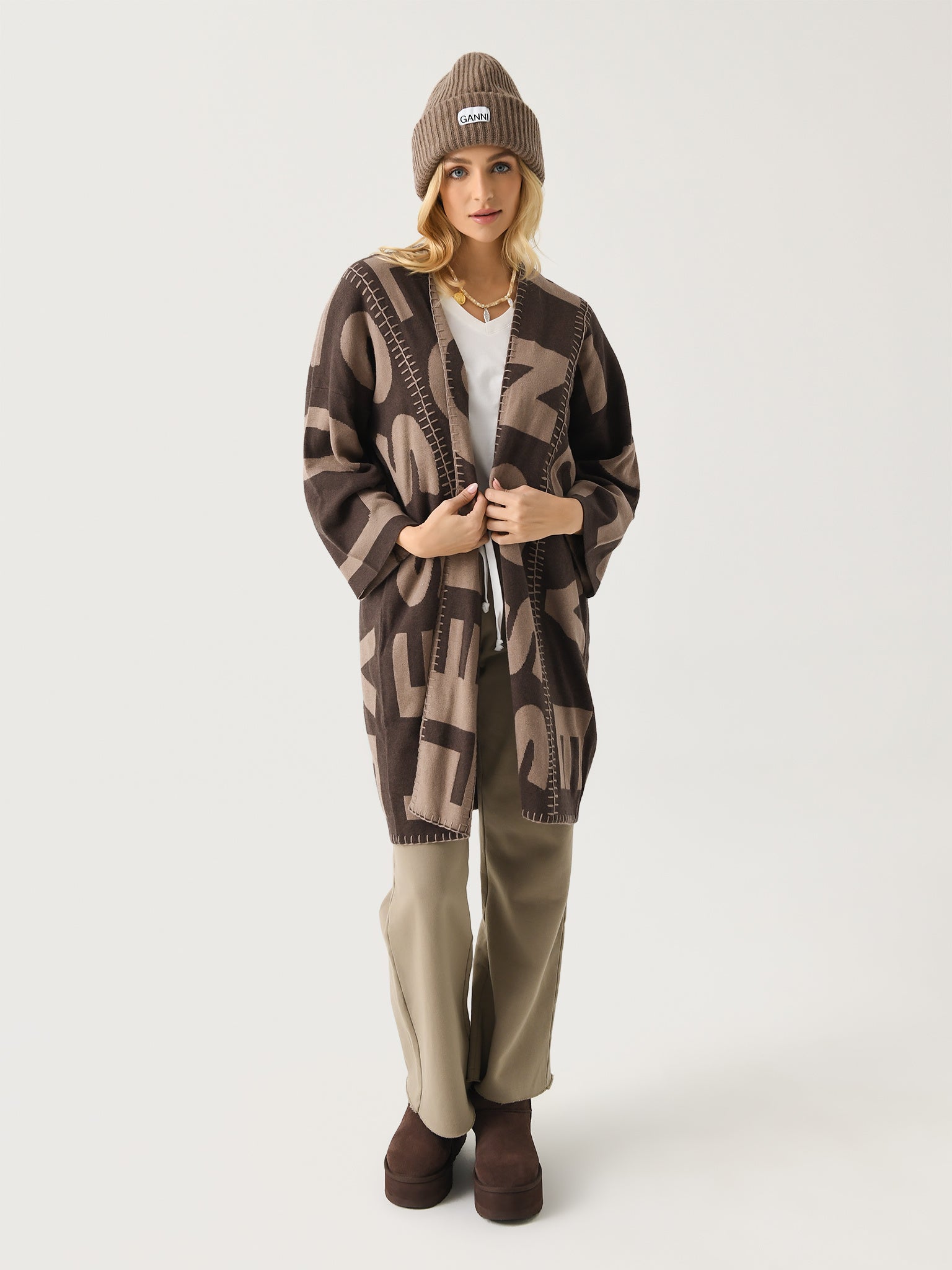 Kerri Rosenthal Women's Blankie Love Lesson Cardigan - Saint Bernard