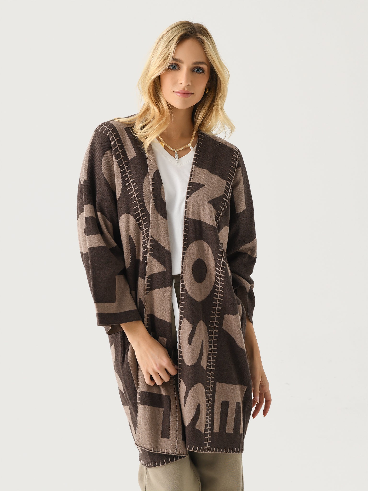 Kerri Rosenthal Women's Blankie Love Lesson Cardigan - Saint Bernard