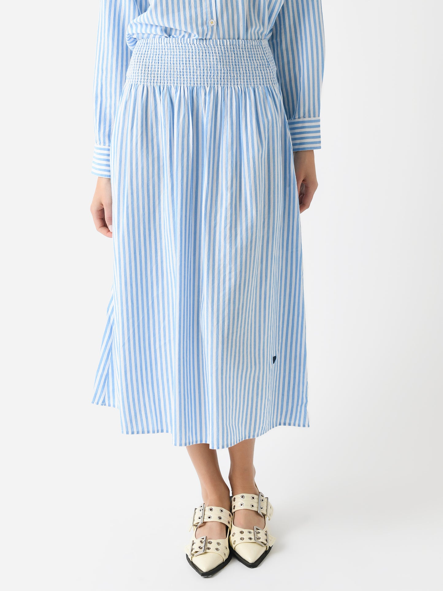 Kerri Rosenthal Women's Martin Cabana Stripe Skirt - Saint Bernard