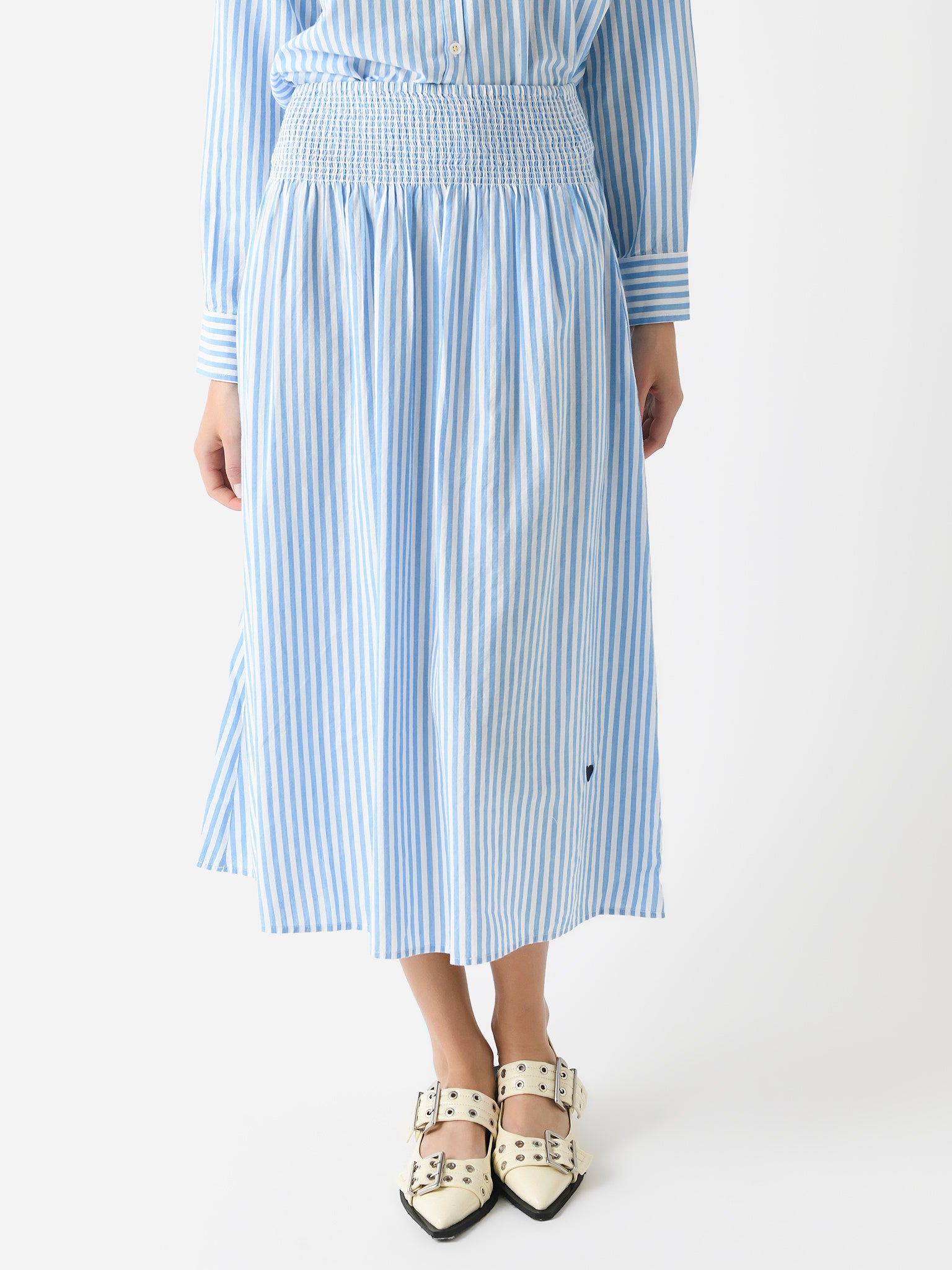 Kerri Rosenthal Women's Martin Cabana Stripe Skirt - Saint Bernard