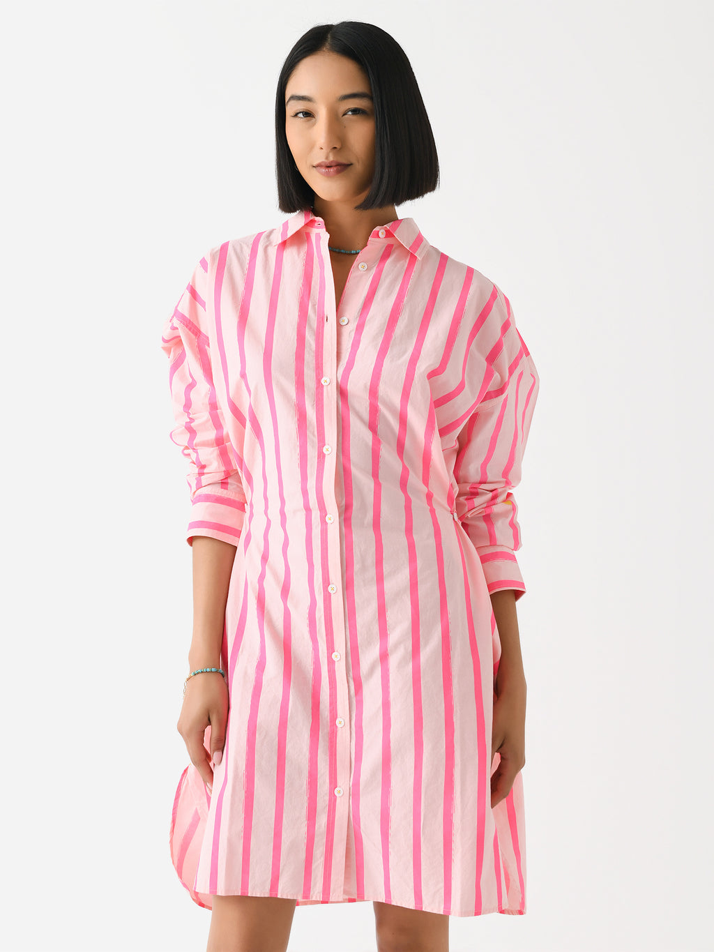 Kerri Rosenthal Women's Lilli Shirtdress - Saint Bernard