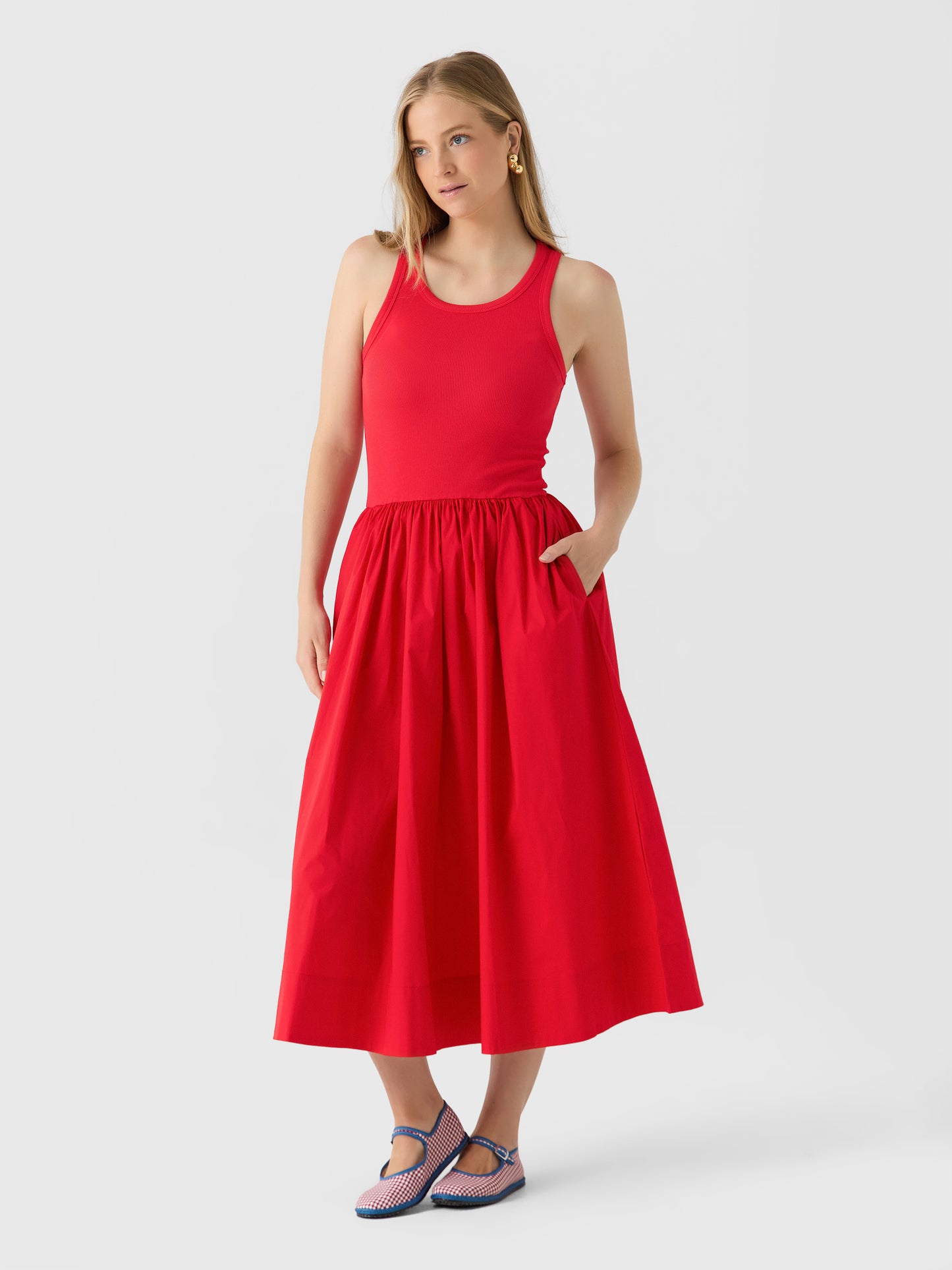 Kerri Rosenthal Women's KR Tank Dress - Saint Bernard