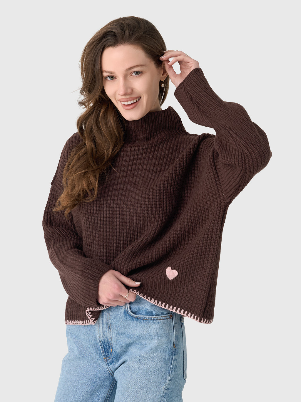 Kerri Rosenthal Women's Marlow Cashmere Sweater - Saint Bernard