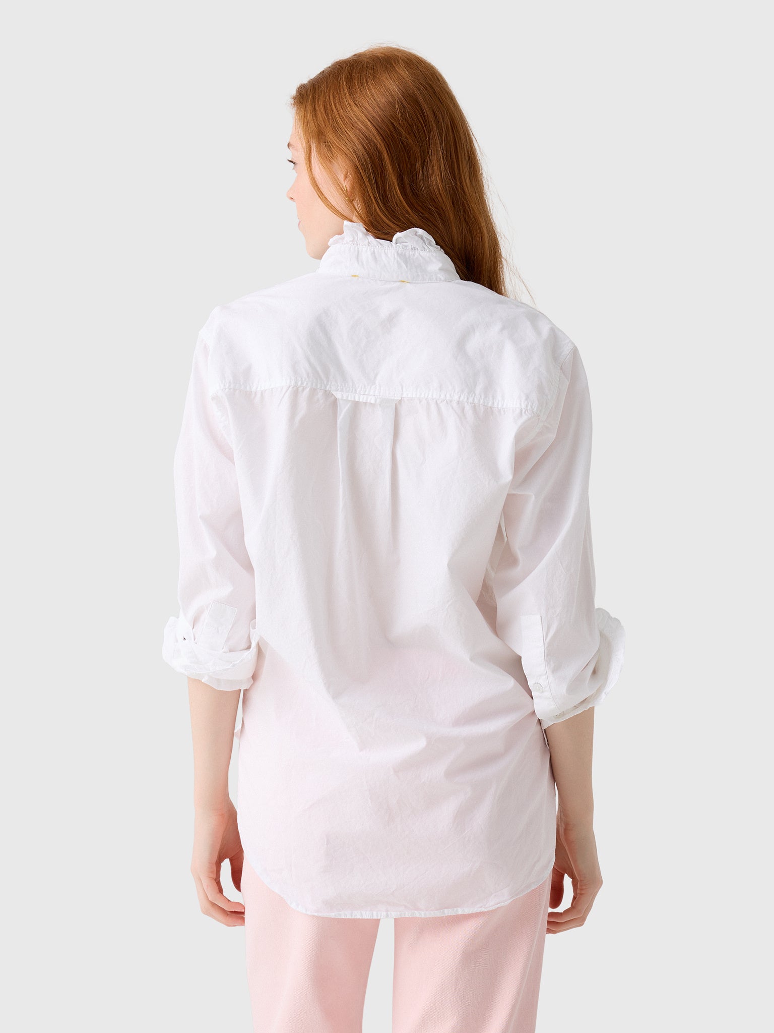 Kerri Rosenthal Women's Mia Ruffle Shirt - Saint Bernard