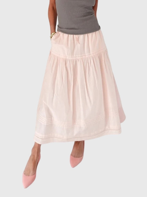 Kerri Rosenthal Women's Vacance Pintuck Skirt