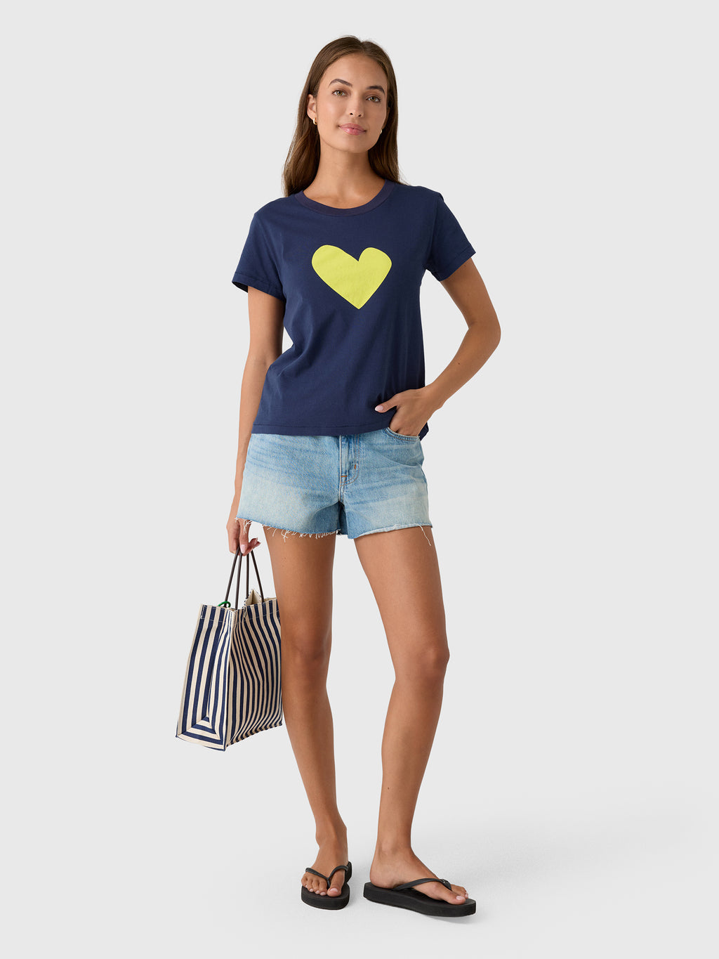 Kerri Rosenthal Women's Suke Imperfect Heart Tee - Saint Bernard