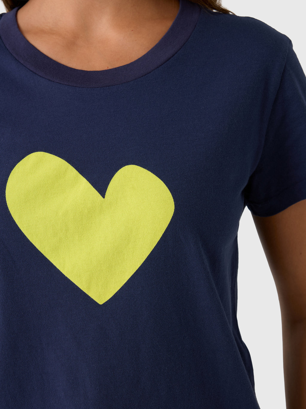 Kerri Rosenthal Women's Suke Imperfect Heart Tee - Saint Bernard