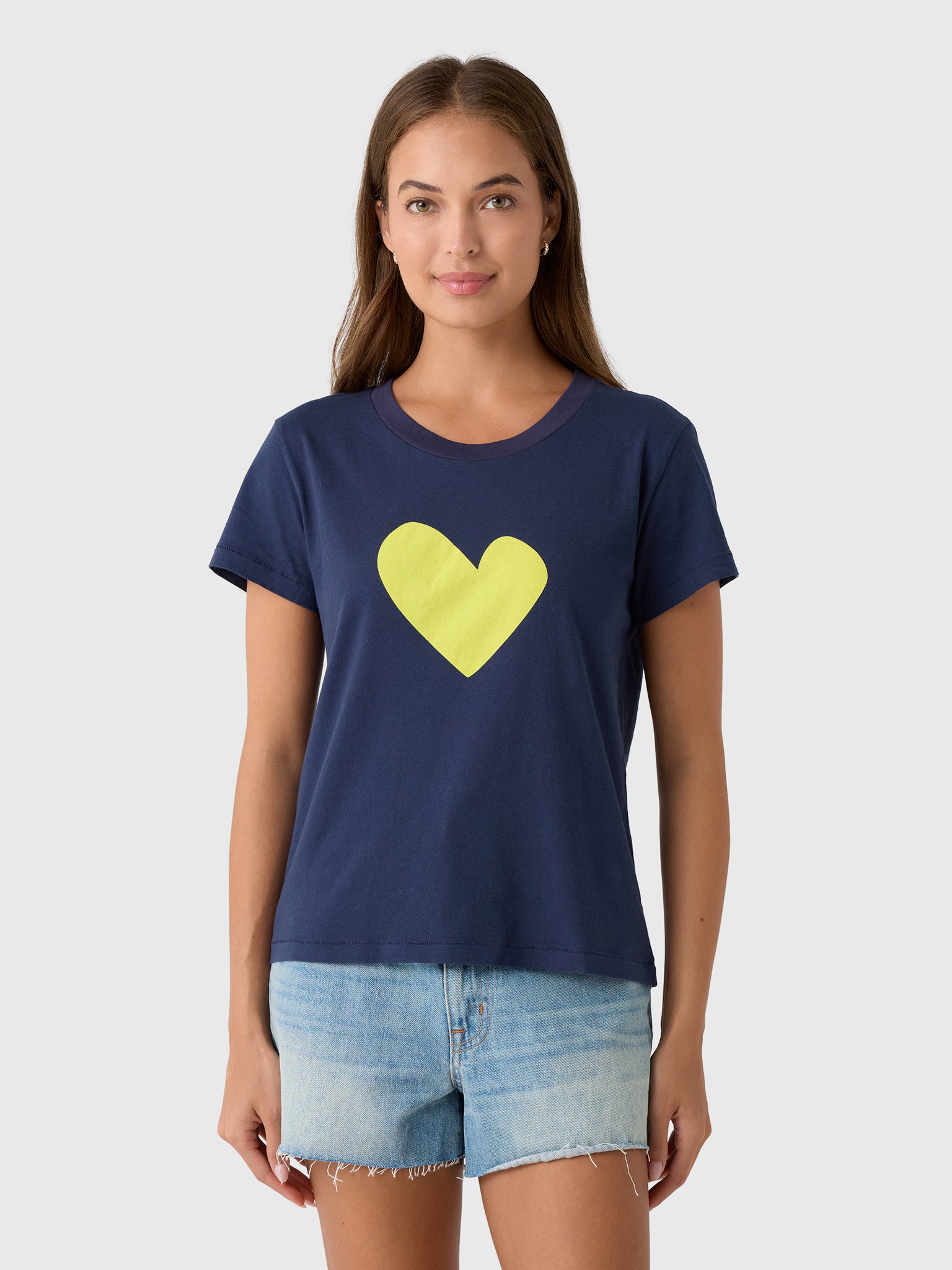 Kerri Rosenthal Women's Suke Imperfect Heart Tee - Saint Bernard