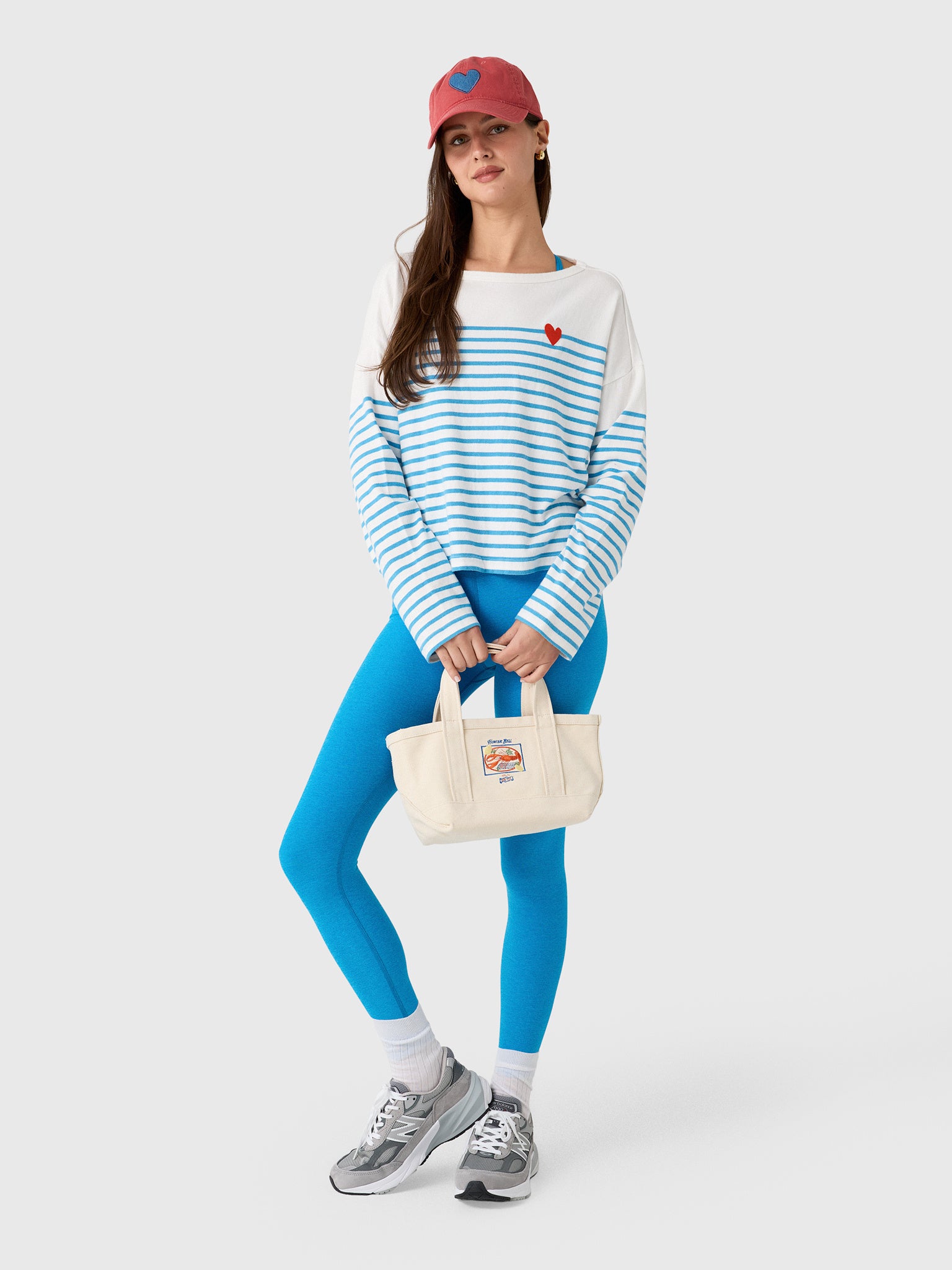 Kerri Rosenthal Women's Artist Long Sleeve Stripe Tee - Saint Bernard