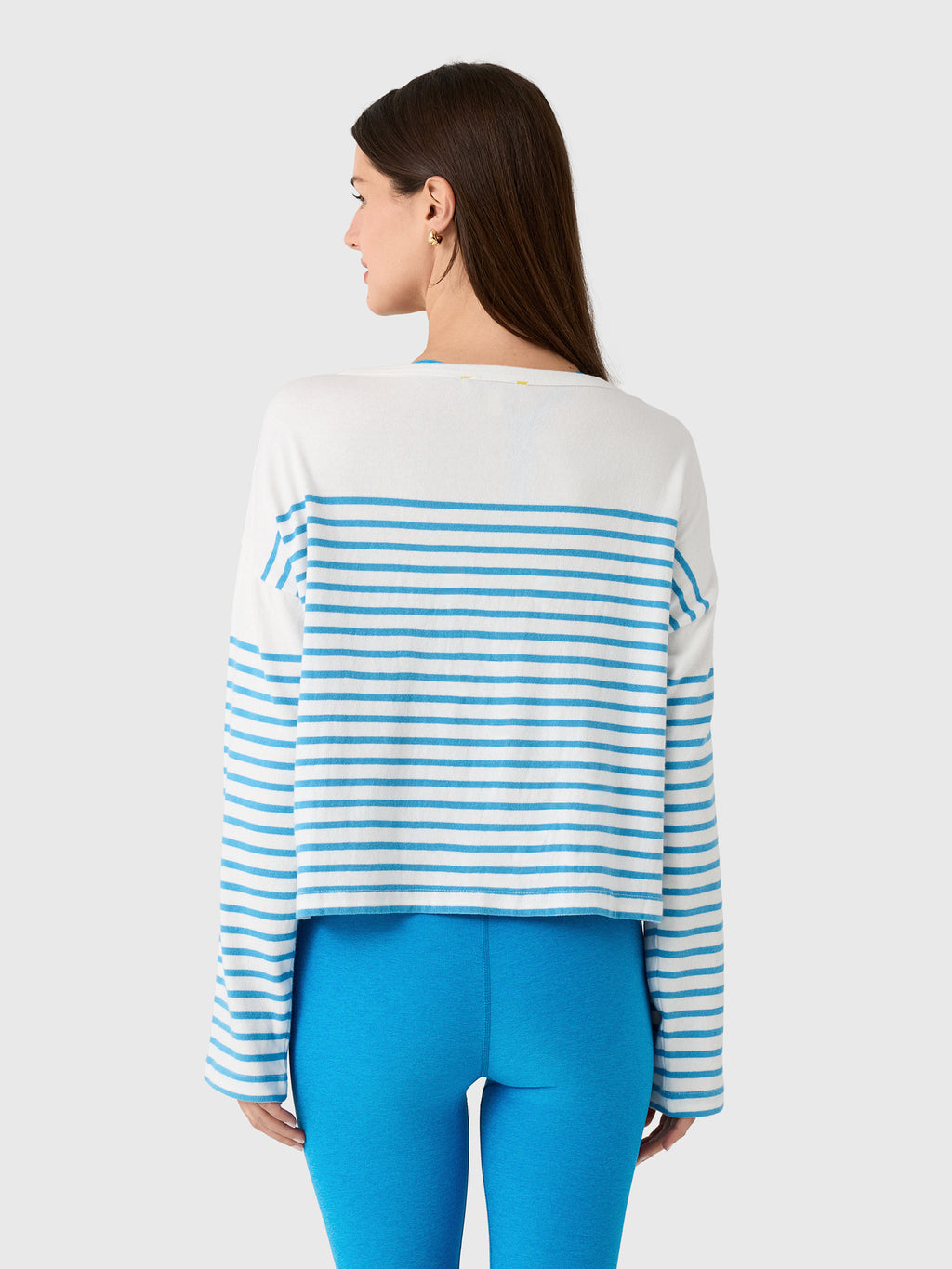Kerri Rosenthal Women's Artist Long Sleeve Stripe Tee - Saint Bernard