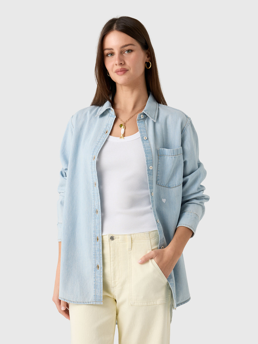 Kerri Rosenthal Women's Mia U.S. of Love Shirt - Saint Bernard