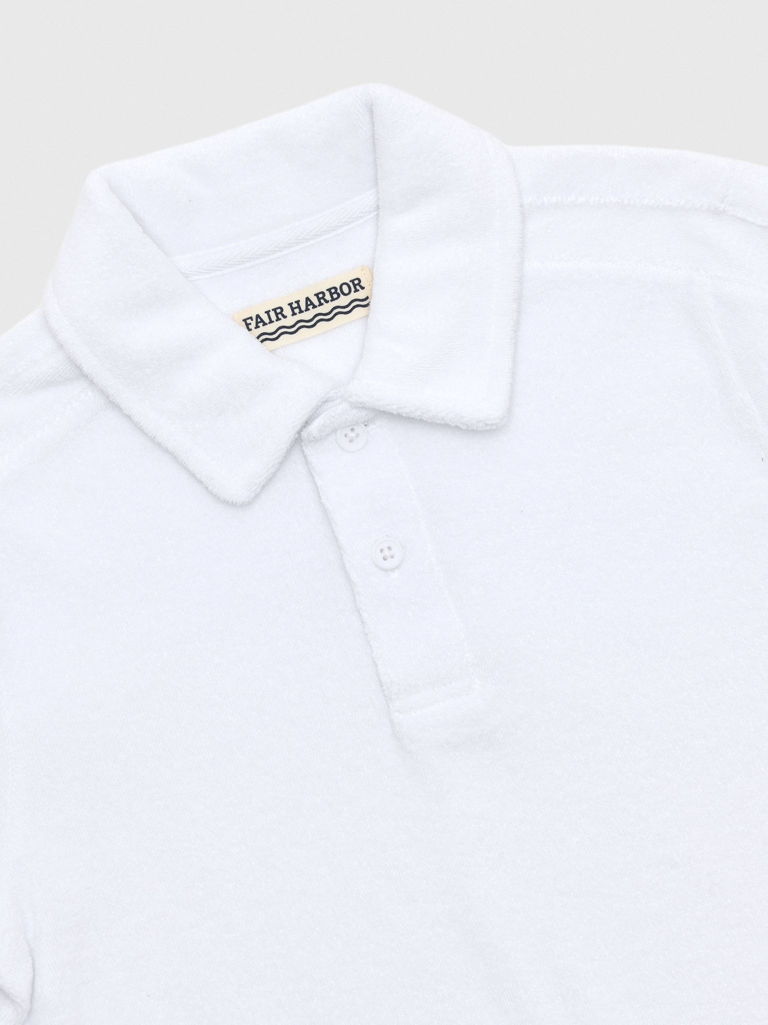 Fair Harbor Boys' The Ravello Terry Polo - Saint Bernard