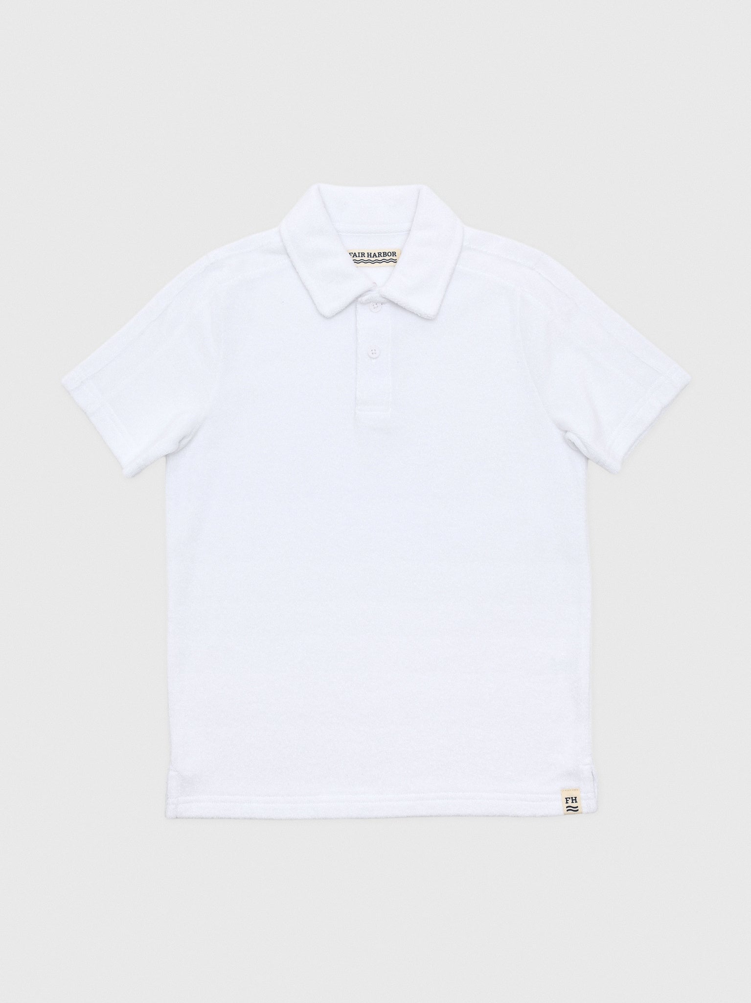 Fair Harbor Boys' The Ravello Terry Polo - Saint Bernard