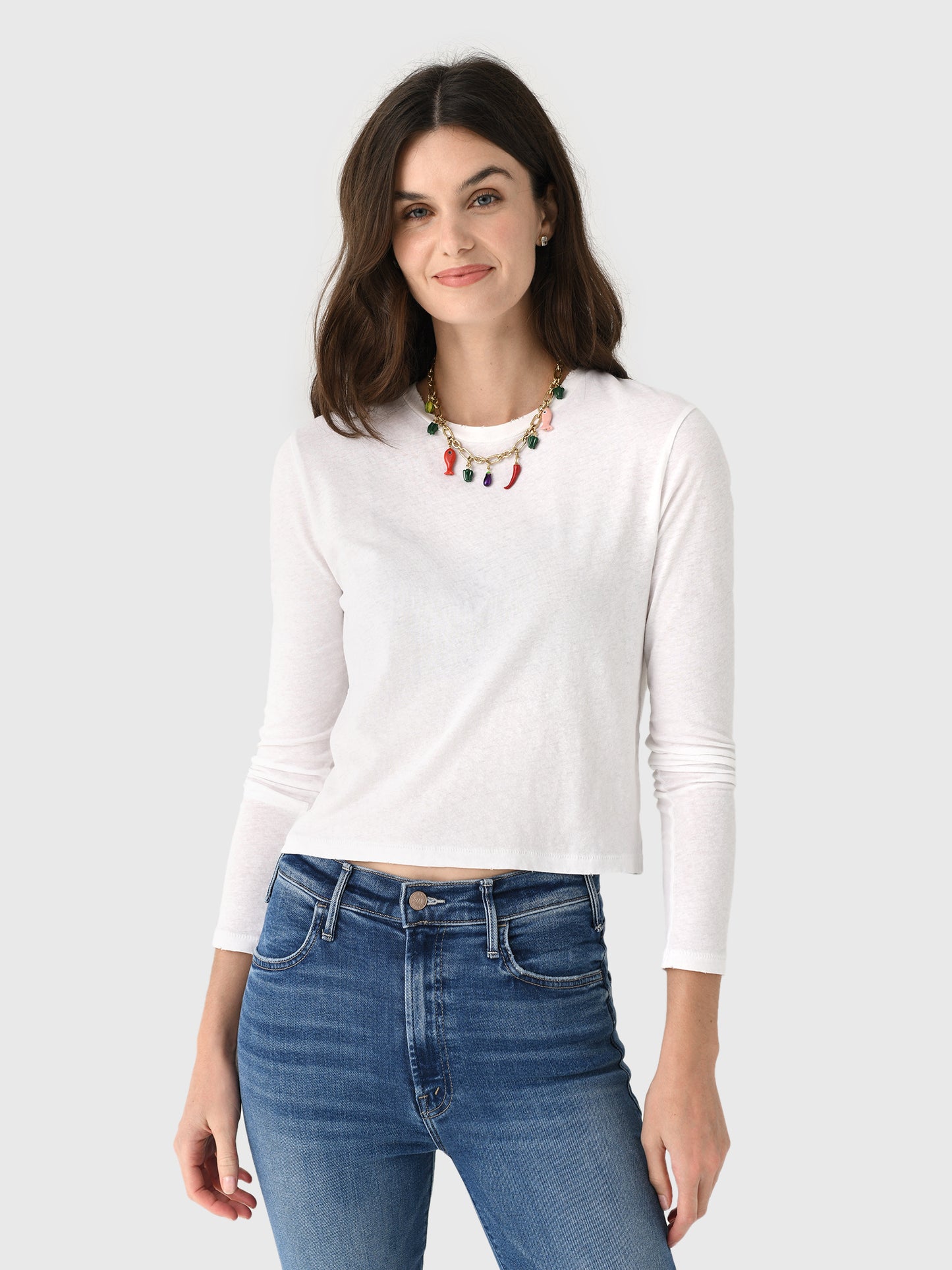 AMO Women's Long Sleeve Babe Tee - Saint Bernard