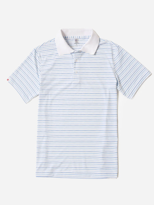 Saint Bernard Men's Taylor Collar Performance Stripe Polo - Saint Bernard