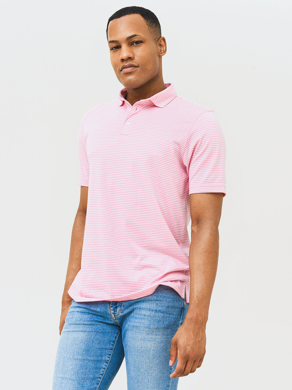 Saint Bernard Men's Stripe Polo - Saint Bernard