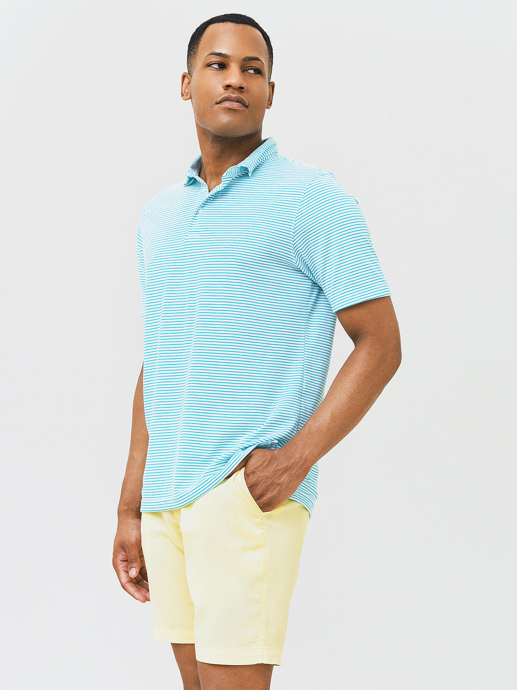 Saint Bernard Men's Stripe Polo - Saint Bernard