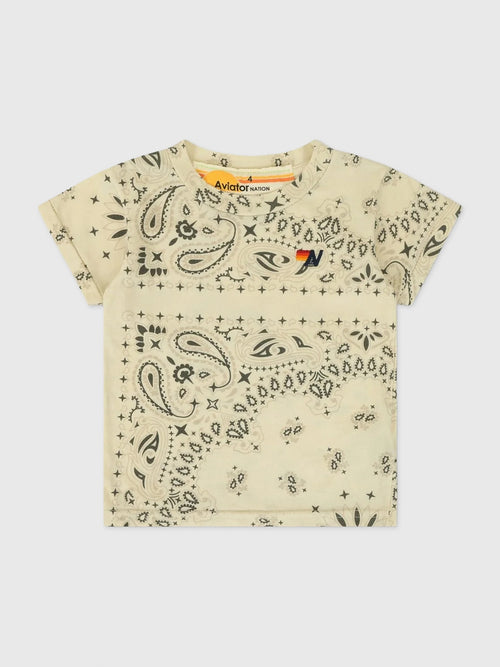 Aviator Nation Kids' Bandana Tee - Saint Bernard