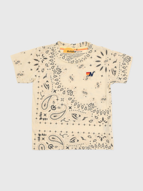 Aviator Nation Kids' Bandana Tee - Saint Bernard